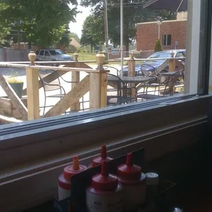 Outside Patio &amp; BBQ sauces.