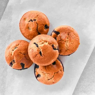 Blueberry Banana Muffins- plant based &amp; gluten free