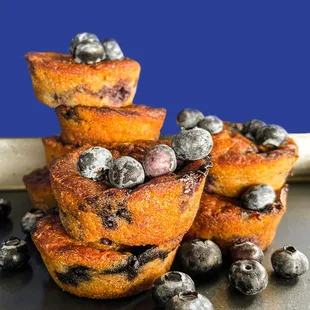 Blueberry Banana Muffins- plant based &amp; gluten free