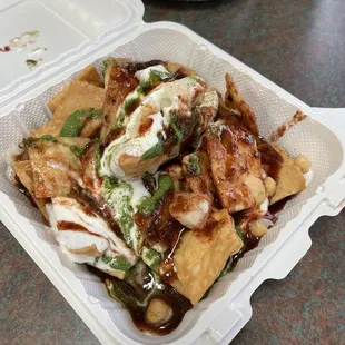 Samosa Chaat ($10.79 including tax)