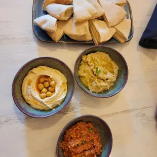 Mezze sampler.