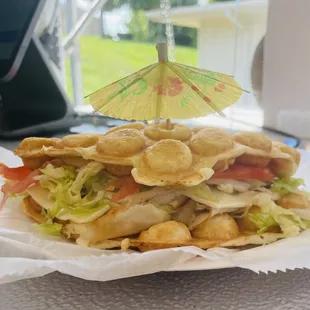 Turkey club Wafflewich