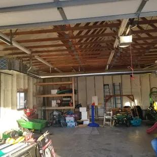 Successful garage installation.