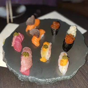 sushi and sashimi, sushi, sashimi, food