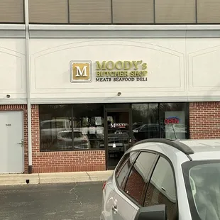 the front of the store