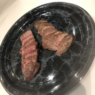 Sampling Butcher Steak (hanger steak)
So good