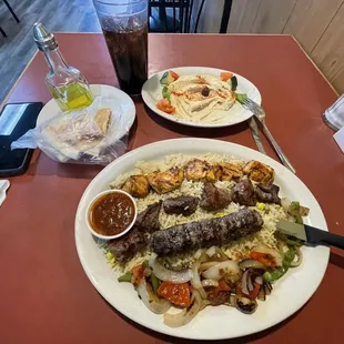 Kabob trio Shish Kabob