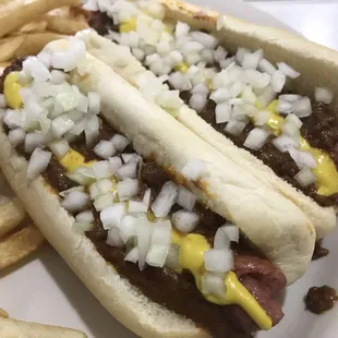 Daily special: 2 Coney Dogs, fries and pop $6.99.  I can't recommend this meal.  (See my review).