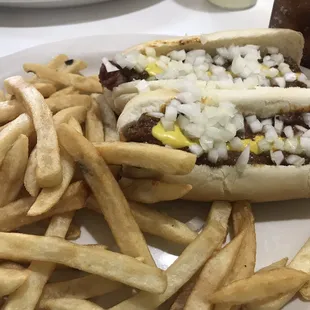 Daily special: 2 Coney Dogs, fries and pop $6.99.  I can't recommend this meal.  (See my review).
