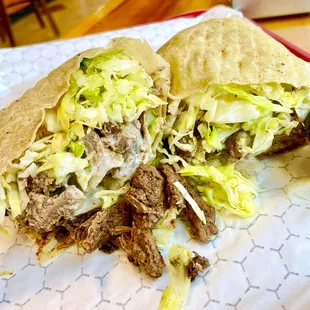Beef Shawarma Wrap