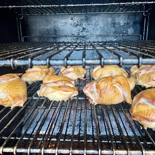 1/2 smoked chickens