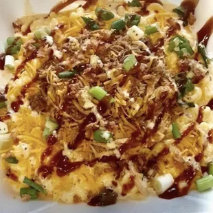 Loaded Mac and cheese