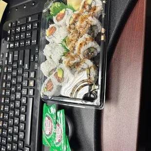 Eel Cucumber Roll Salmon Avocado Roll