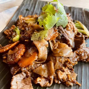  close up of a plate of food