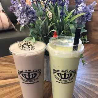 Taro Green Milk Tea