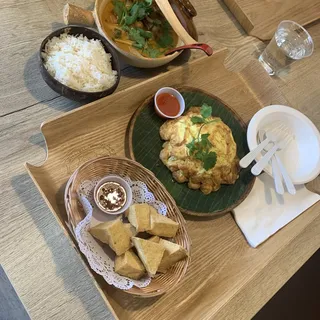 Thai Style Egg Omelette