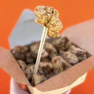Popcorn Chicken | $8.95 (dark meat used)