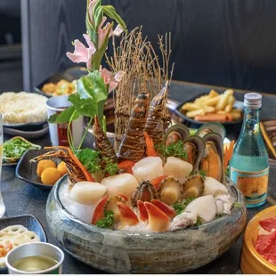 sushi and sashimi, food, sashimi, sushi