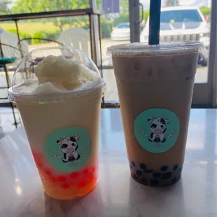 Pina Colada and Boba Tea