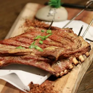 Signature roast lamb chops