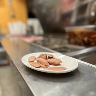 Sausage (option 10 on the menu)