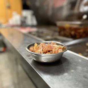 Marinated Chicken (option 4 on the menu)