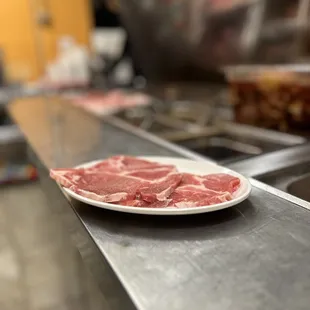 Por Steak (option 6 on the menu)