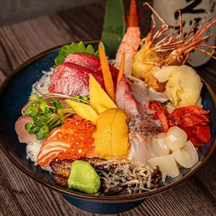 sushi and sashimi, sashimi, sushi, food