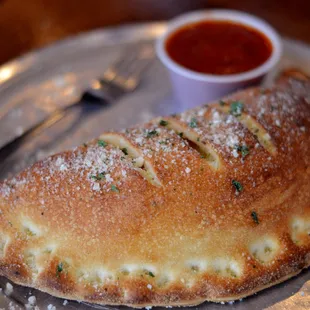 Calzones are heart and delicious