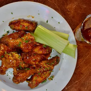 Killer wings. 50% off on Mondays