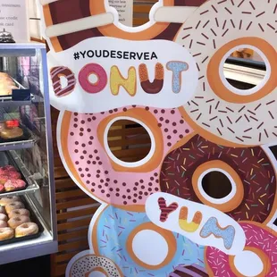 a donut display