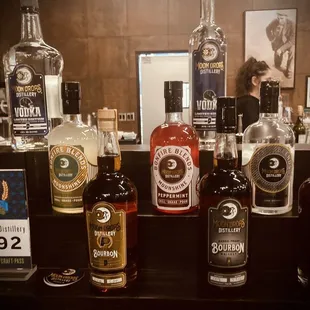 Some local bourbon and spirits