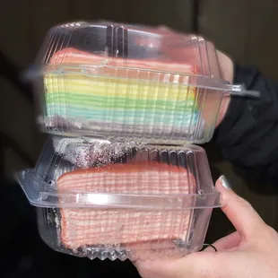 Rainbow and Rose Crepes