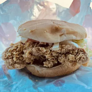 Spicy chicken sandwich