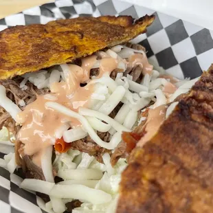 Plantain sandwich