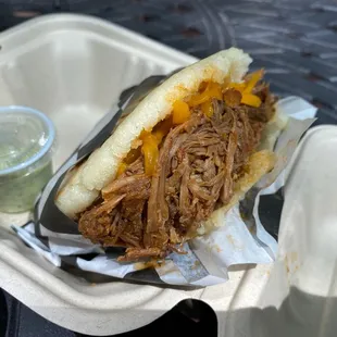 Beef Arepa