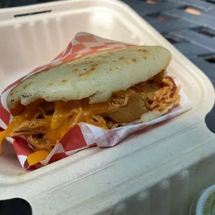Chicken Arepa
