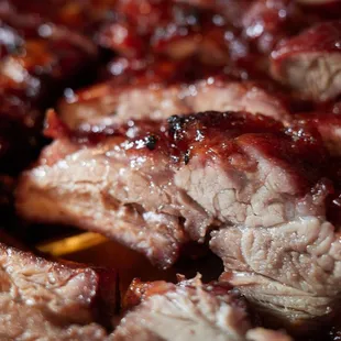 Honey BBQ ribs (available by the rack w/o 24 hr notice)