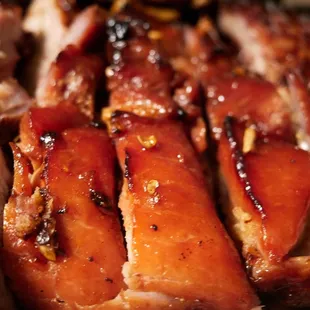 Full rack honey BBQ ribs