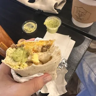 Breakfast burrito