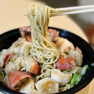 Lobster and Shrimp Chow Mein