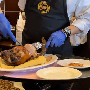 Peking Duck served table side