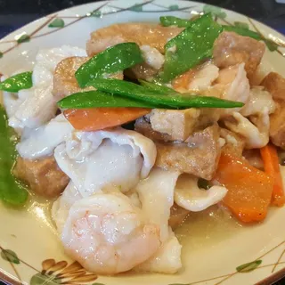 (L)Sauteed Three Ingredient On Tofu