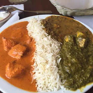 Chicken tiki masala lunch special