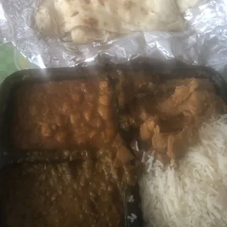 Chicken Curry Combo Lunch