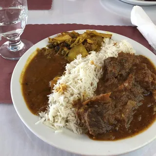 Goat Curry Combo Lunch