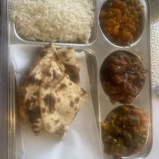 Thank you for the accommodating us. Vegan combo. We ask and they served.