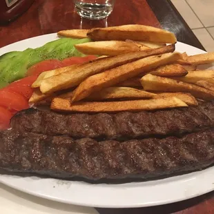 Beef kabob, not sure of the exact name but it was amazing, I substituted some things ;)