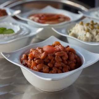 Marinated Baked Beans Lobi