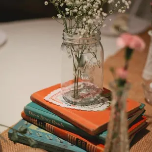 Table scape and florals by Moon Over Indy